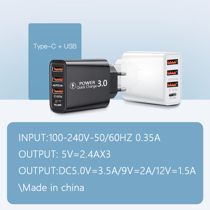 Type-C Wall Mobile Device Charger