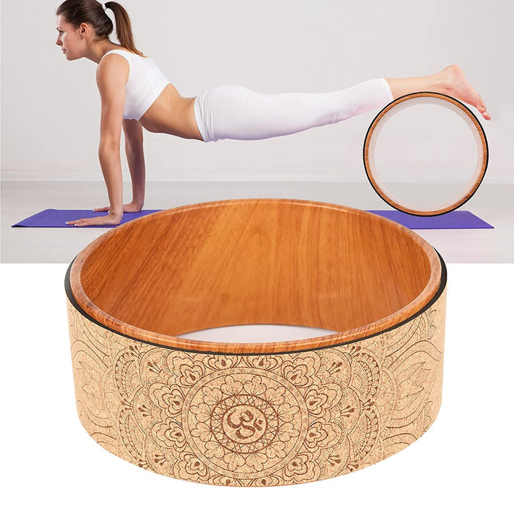 Yoga Roller Cork Back Wheel