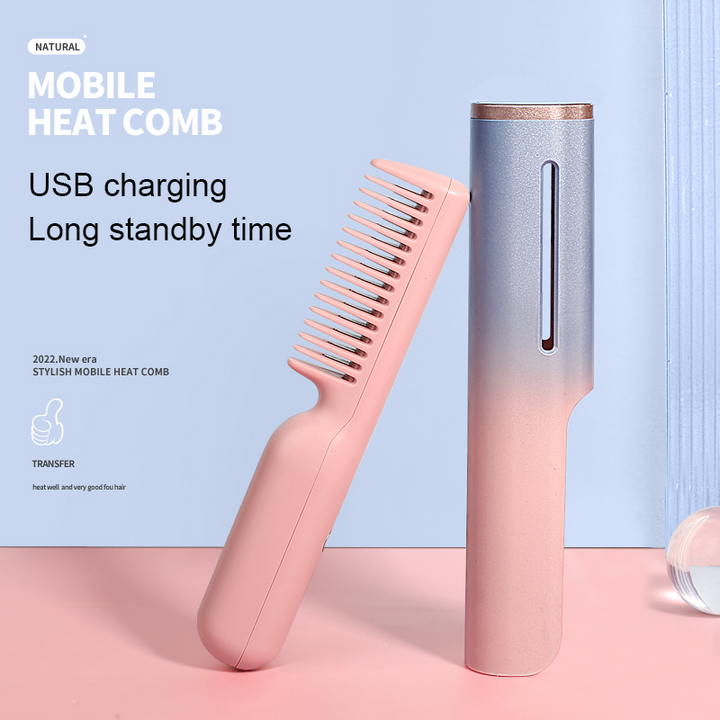 Multifunctional USB Rechargeable Hair Straightener