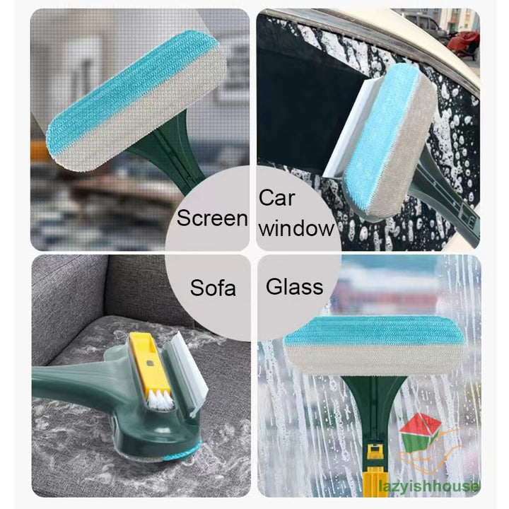 Double-sided Telescopic Rod Window Cleaner