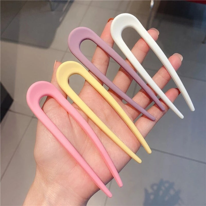 Fashion Candy Color Hair Sticks for Women