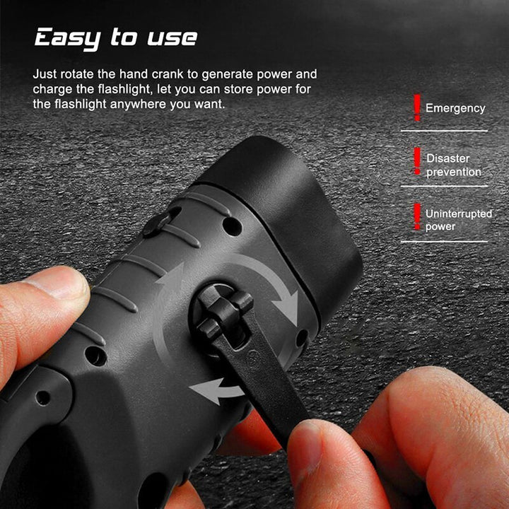 Powered Rechargeable Flashlight