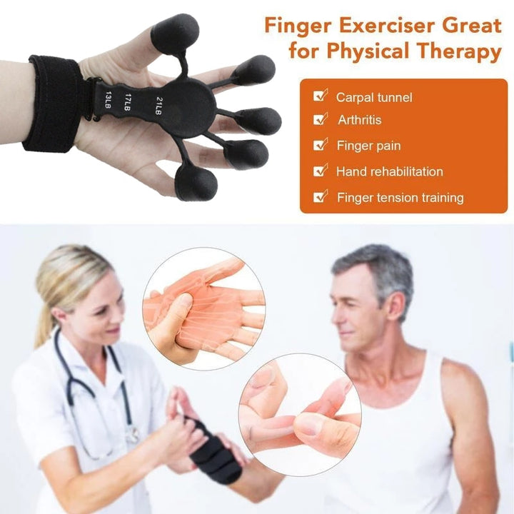 6 Resistant Strength Finger Gripper Exerciser